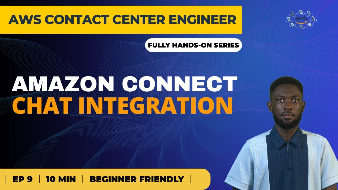 AWS Contact Center Series #9: Amazon Connect Chat | Add Live Chat to Your Website