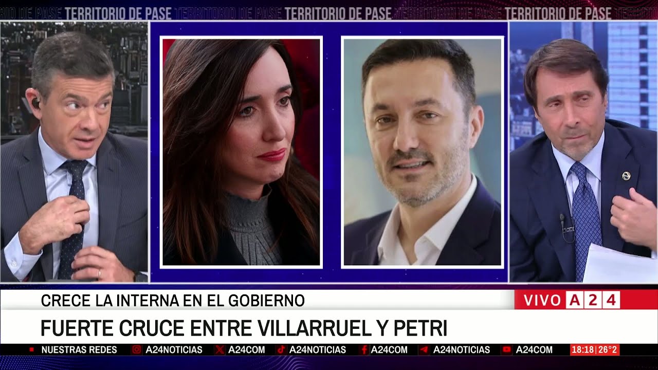 📢 FUERTE CRUCE ENTRE VILLARRUEL Y PETRI: EL PASE ENTRE ROSSI Y FEINMANN