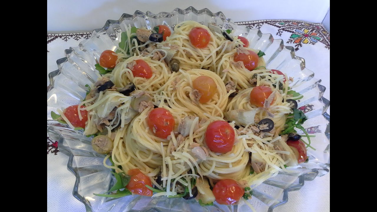 سباكيتي بالطون سريعة التحضير spaghettis au thon facile et rapide