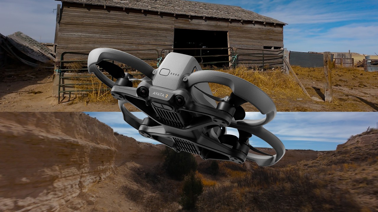 Desolate Canyons And Abandoned Barnyards -  DJI Avata2