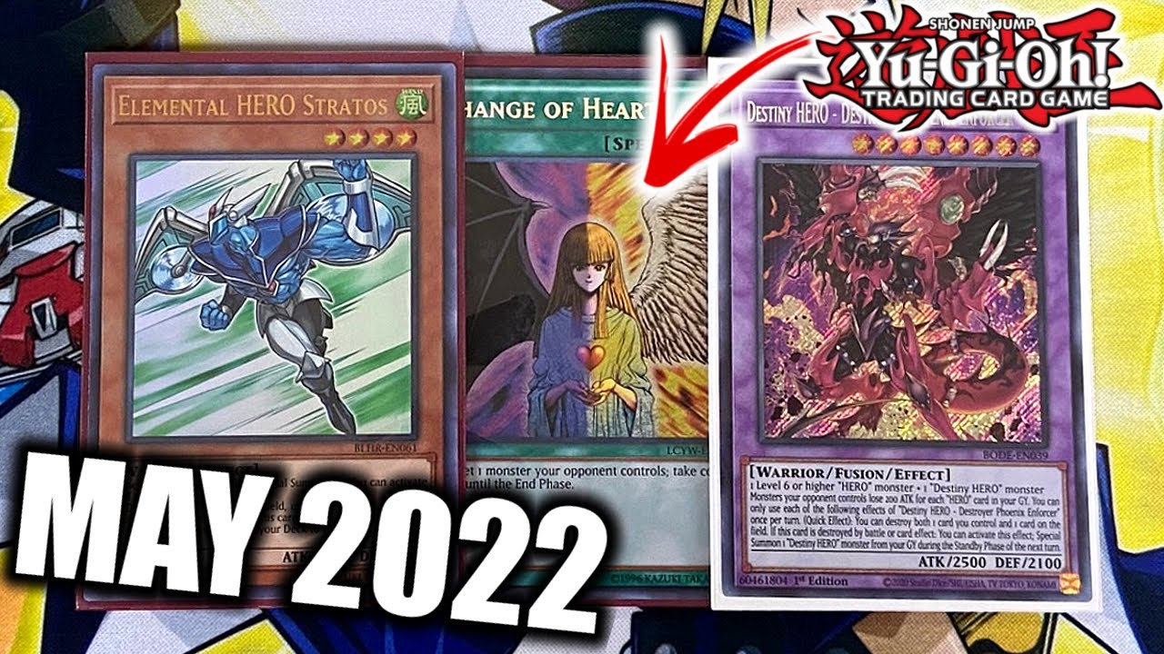 Yu-Gi-Oh! HERO DECK PROFILE MAY 2022 BAN LIST UPDATED!