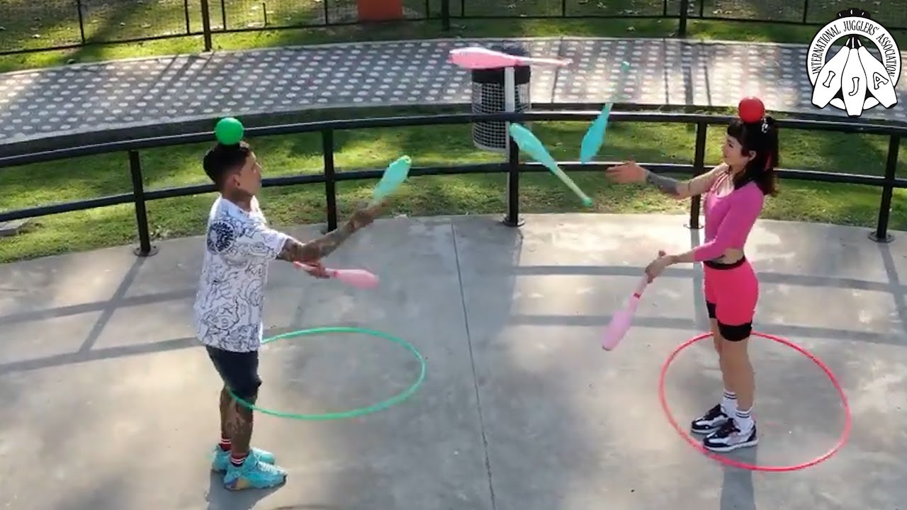 Club passing by A Los Palazos Cirko (Santiago y Camila ) from Argentina | IJA Tricks of the Month