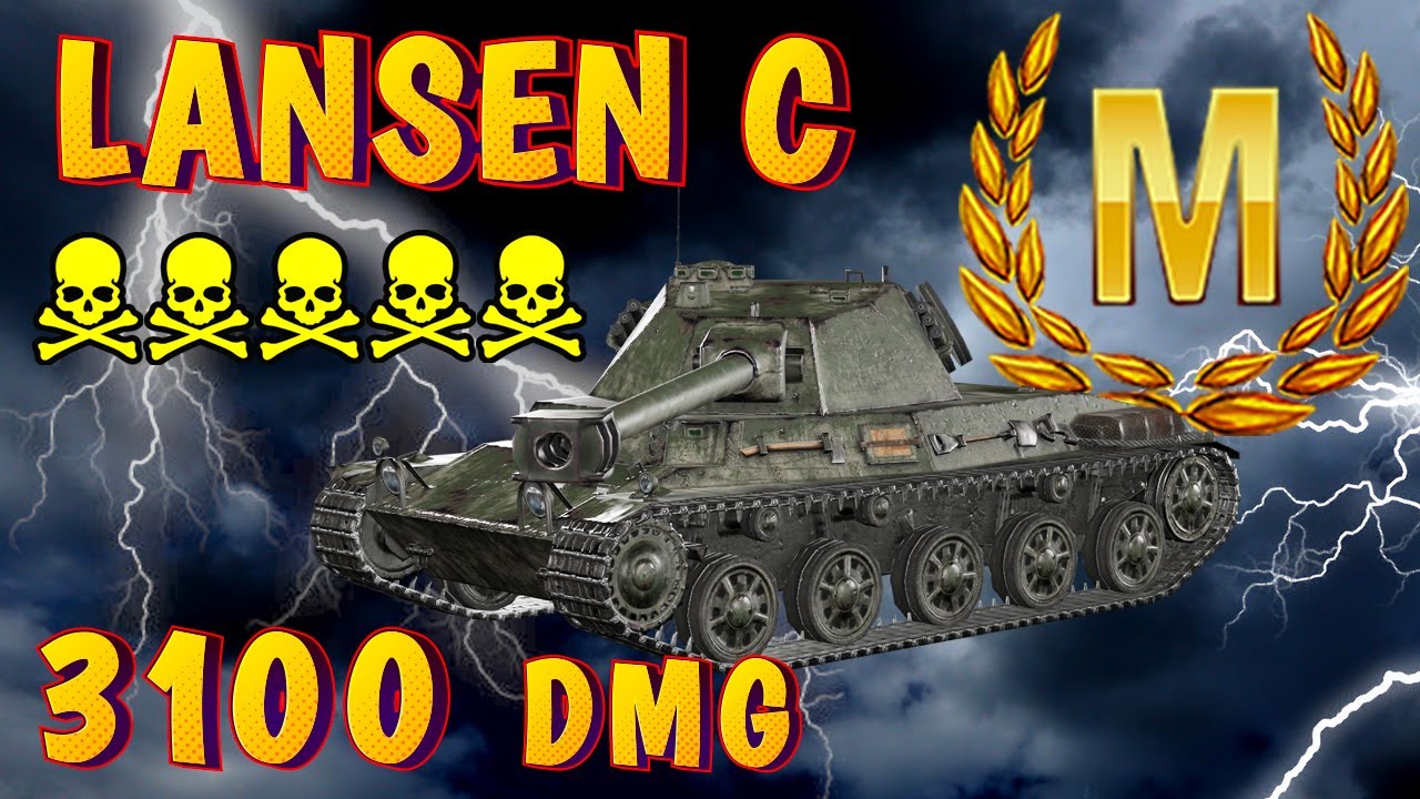 WOTBLITZ - LANSEN C - MASTER - 3100 DMG - 5 KILLS