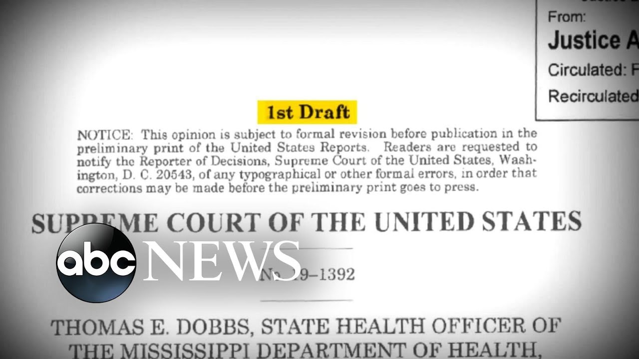 President Biden responds to leaked SCOTUS draft opinion on Roe v. Wade