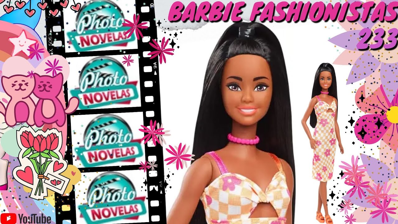 🌼 BARBIE FASHIONISTAS 233, linda de rostinho Carnaval afro em corpo tall [Unbox e Review]