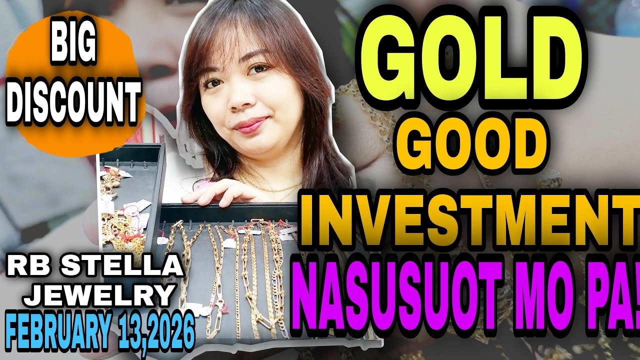 GOLD GOOD INVESTMENT,NASUSUOT MO PA! FEBRUARY 13,2026 RB STELLA JEWELRY #gold #goldjewelry #18kgold 