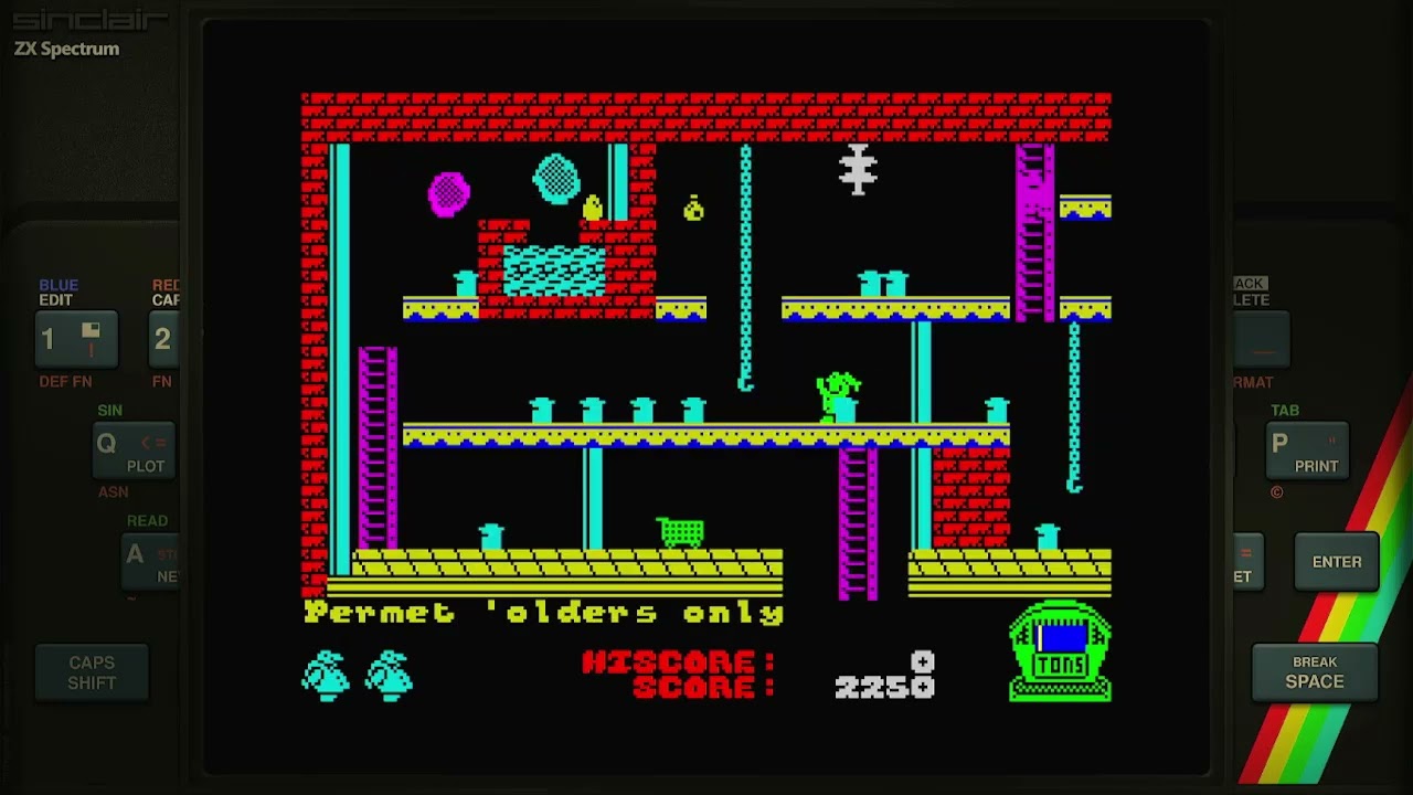 Chubby Gristle Sinclair ZX Spectrum Emulated