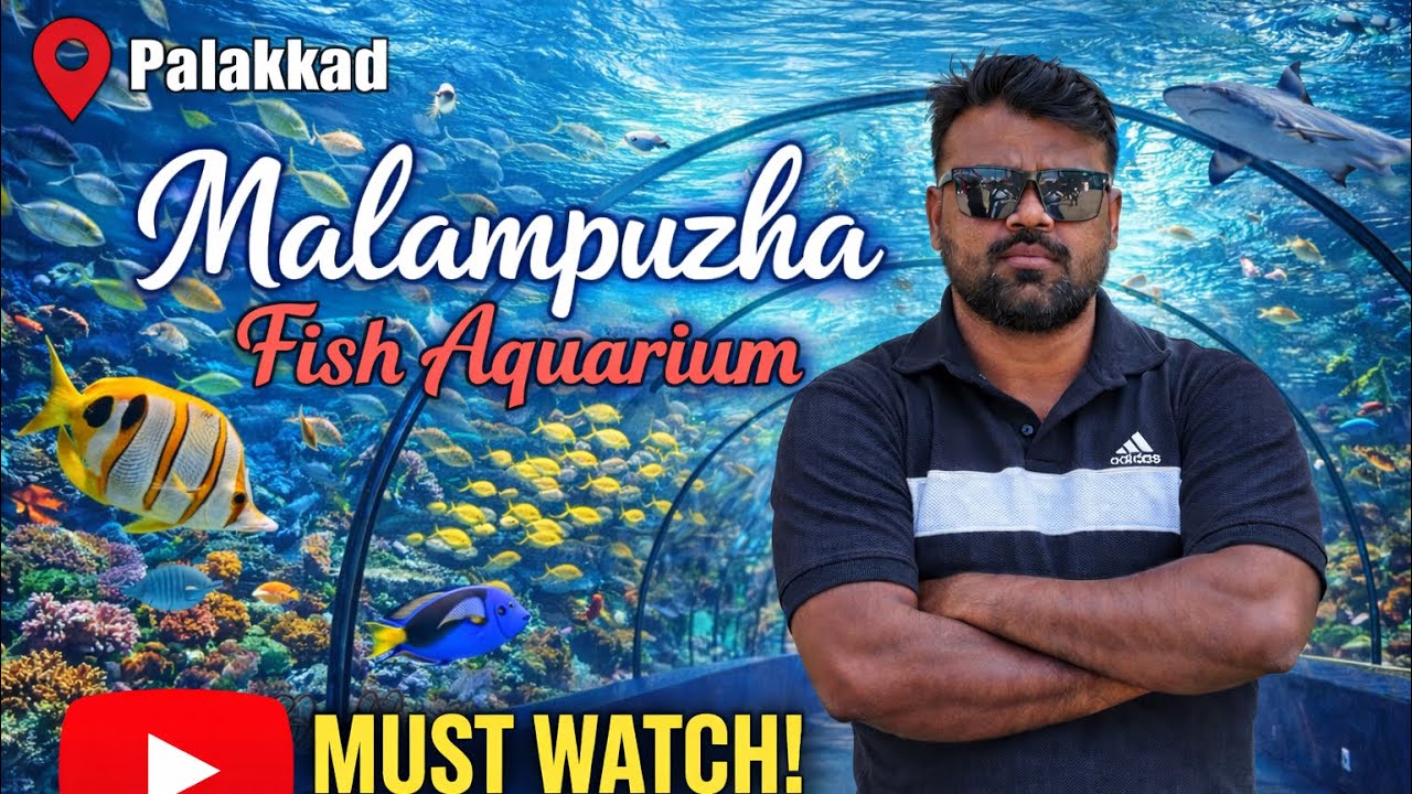 Malampuzha Fish Aquarium Palakkad 🐠 | Kerala Hidden Gem 😍 | Tamil Vlog