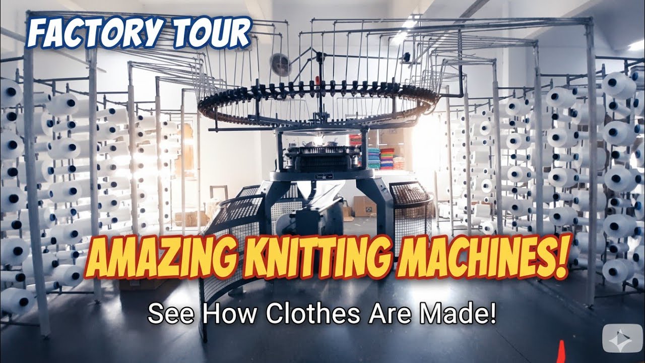 These Massive Knitting Machines Are Incredible to Watch! 🧶 2026