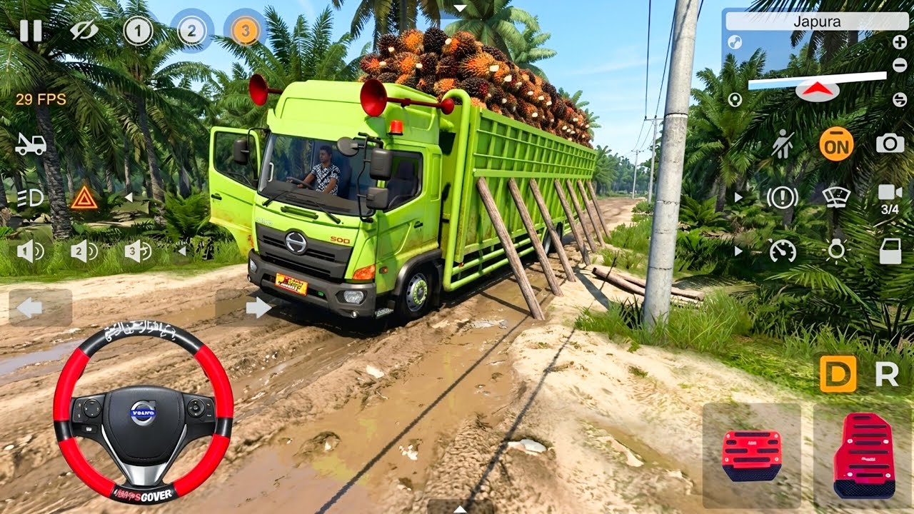 Truk Hino Tronton Panjang Muatan Sawit Pesanan Di Tolak l Mod Bus Simulator Indonesia