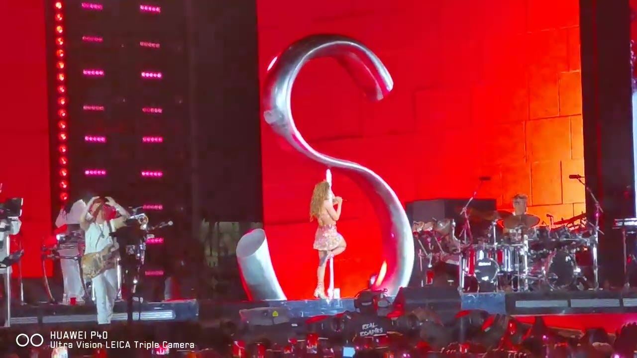 Soltera. Concierto de Shakira en el Zócalo 