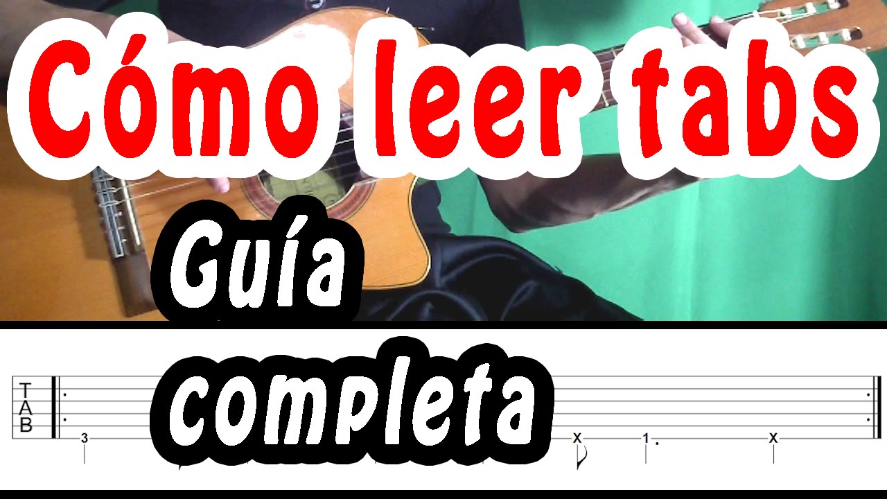 Cómo leer una tablatura - Guía con ejemplos