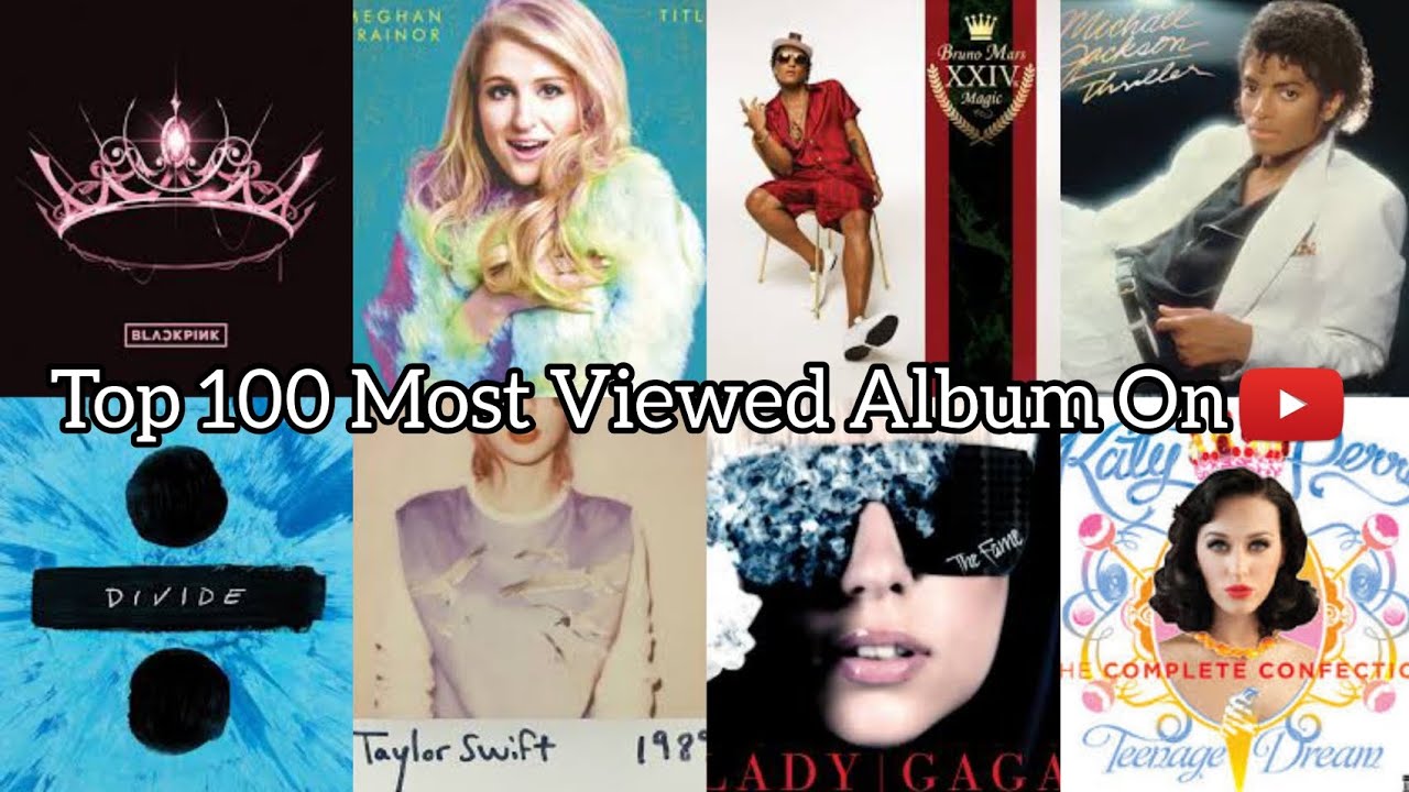 Top 100 Most Viewed Album On YouTube Music