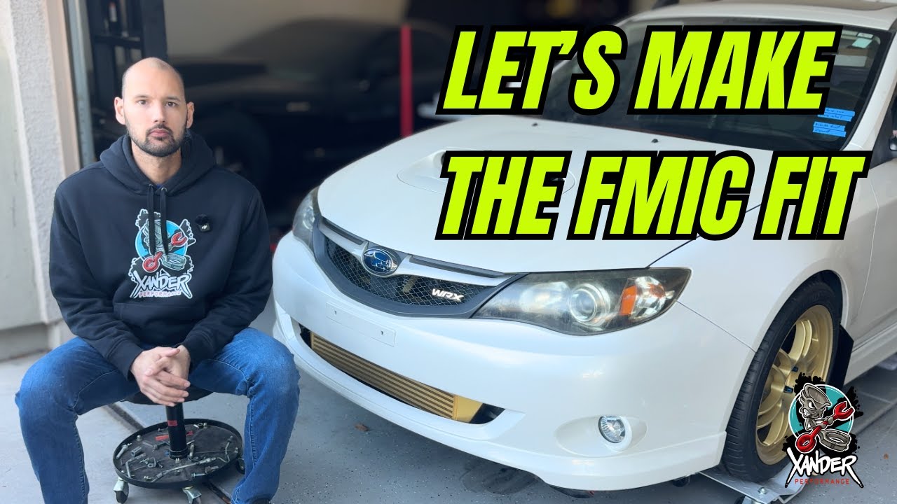 Установка 4-дюймового интеркулера ETS на Subaru WRX 2008–2014 годов выпуска.