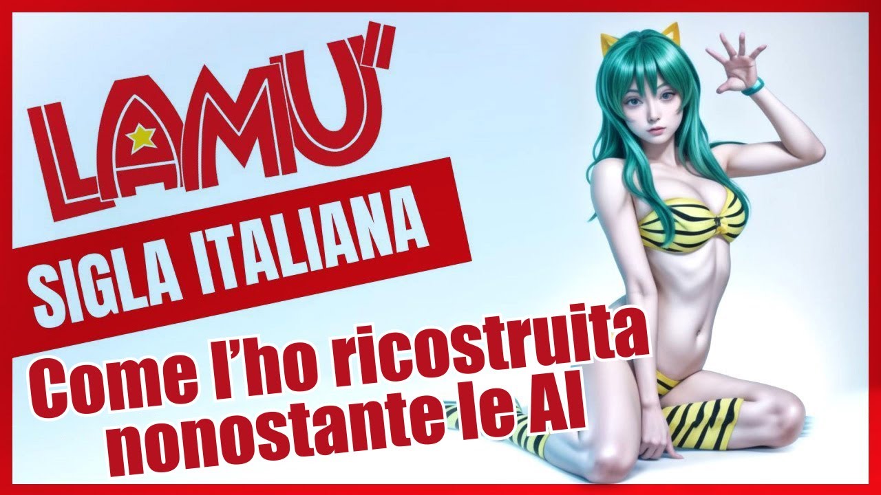 AI FAIL! - Come ho ricreato la sigla storica di Lamu' nonostante le nuove AI