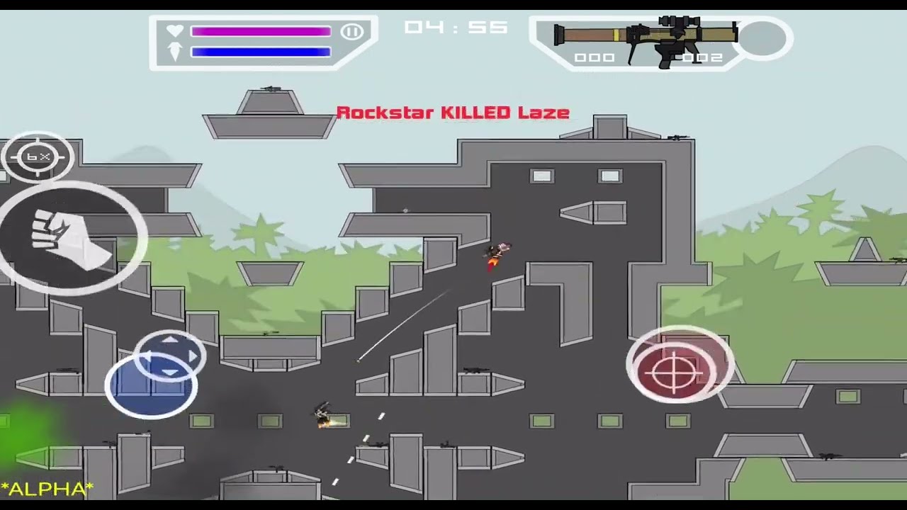 Da2 mini militia: Crowx/laze vs Viper/rockstar (deleted video)