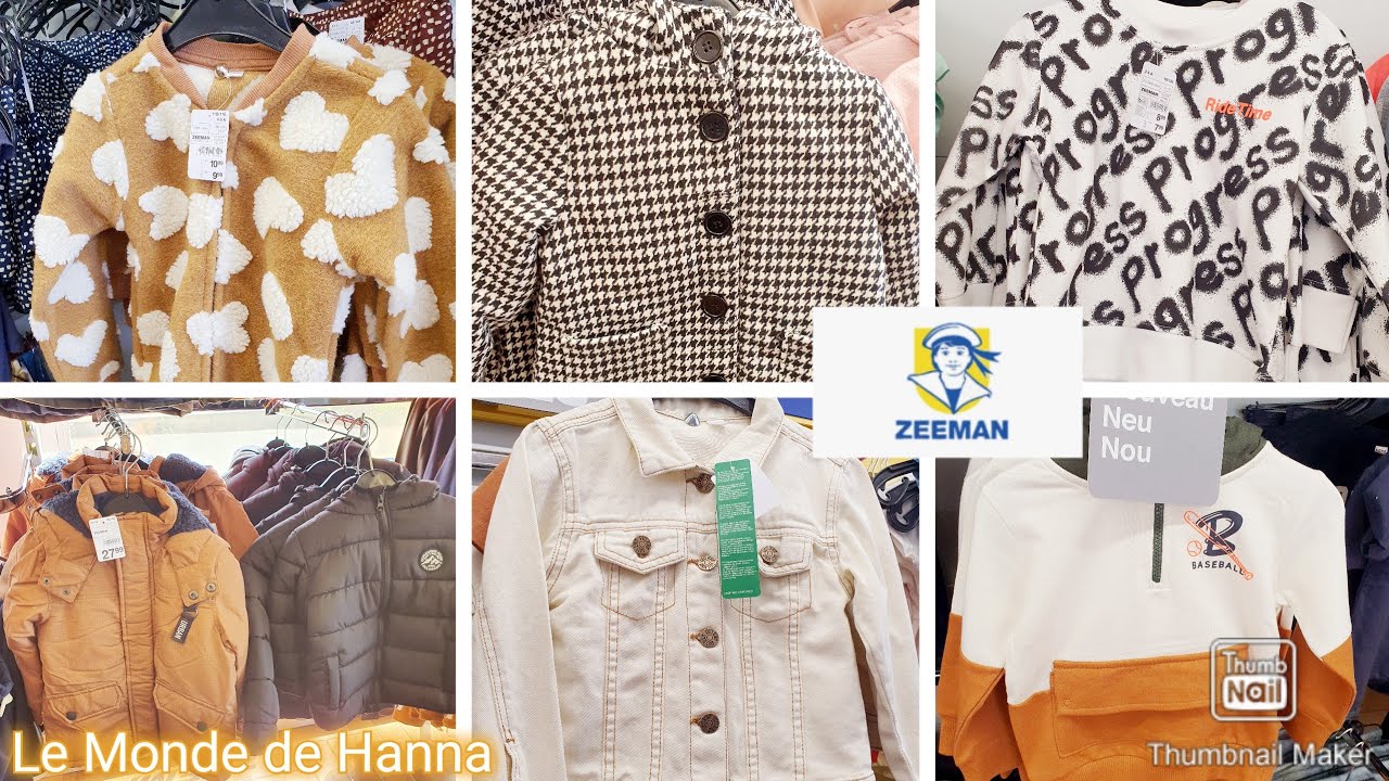 ZEEMAN ARRIVAGE 31-08 NOUVELLE COLLECTION ENFANT 🦋