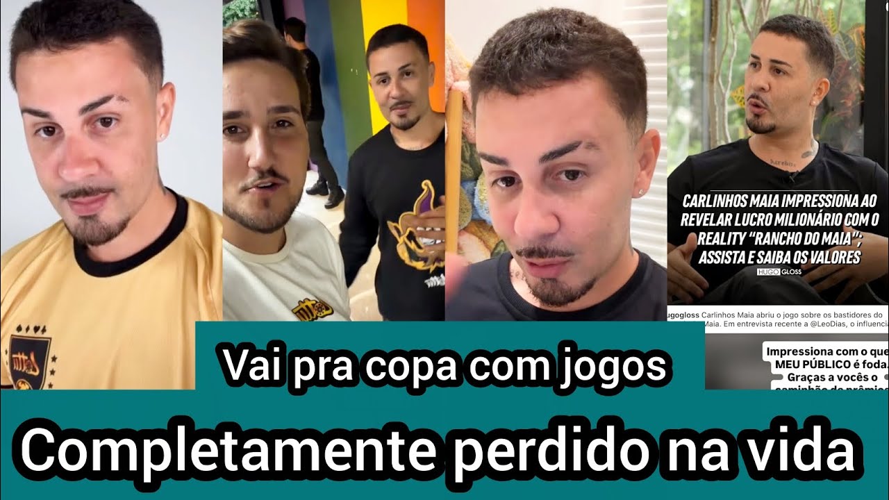 Carlinhos Maia que dizia adorar ficar sozinho está mudando de ideia e revela que nunca amou ninguém 