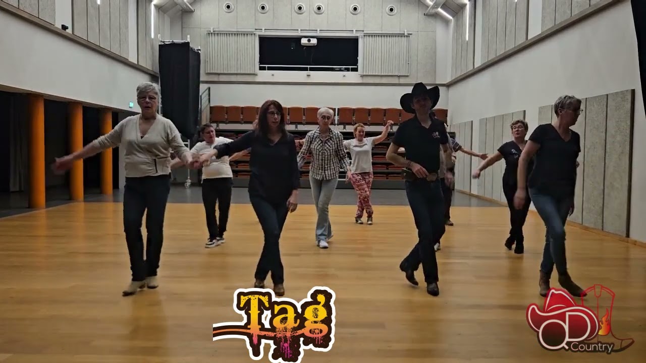 Country is for me - Country line dance -  Démo avec country dance Saignes Condat