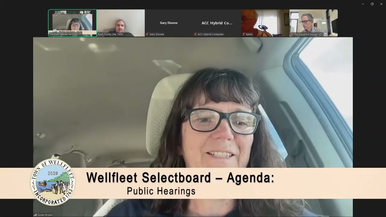 Wellfleet Selectboard - 7-22-2025