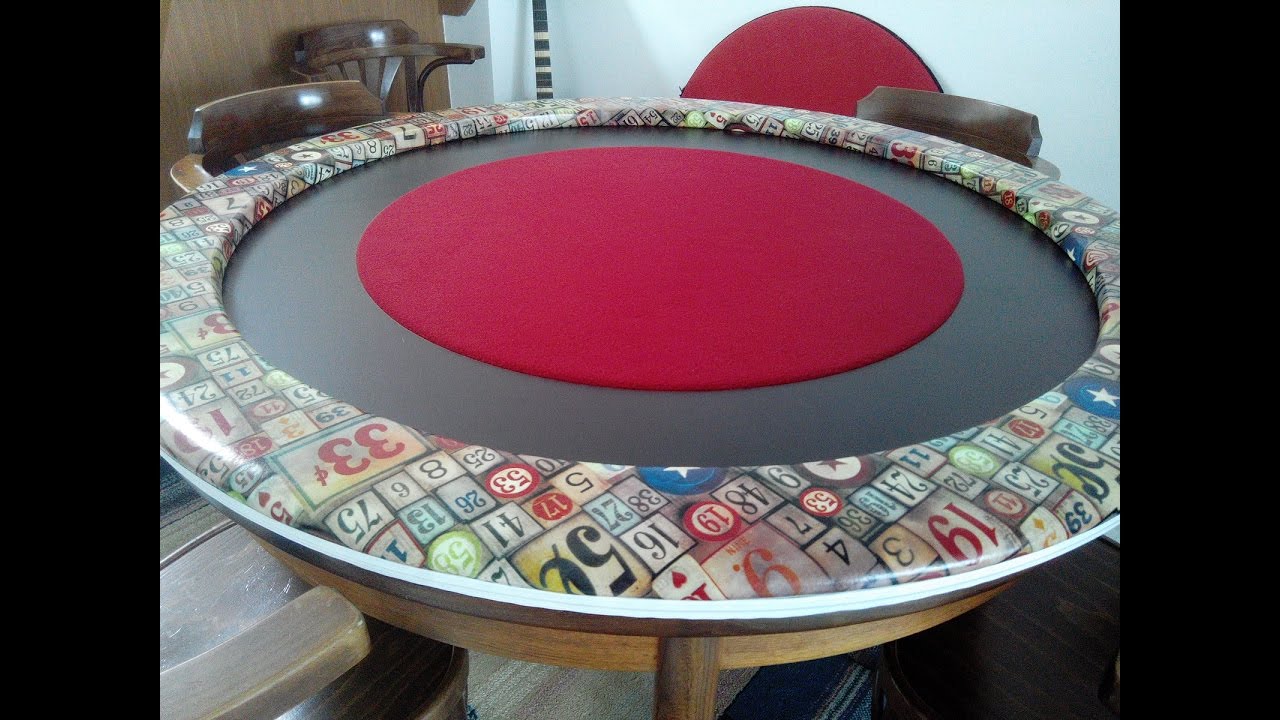 Tuto fabrication Table de Poker rond