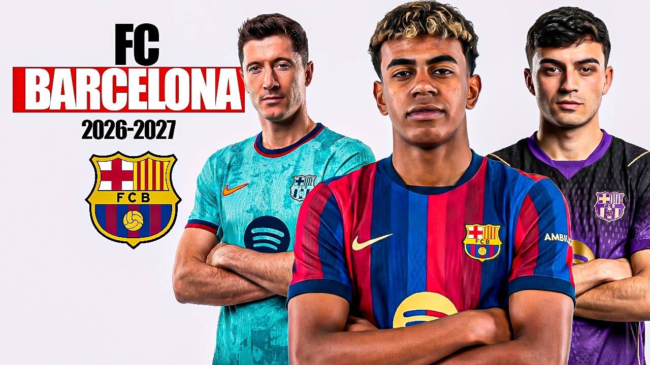 Las NUEVAS CAMISETAS del BARCELONA 2026/2027