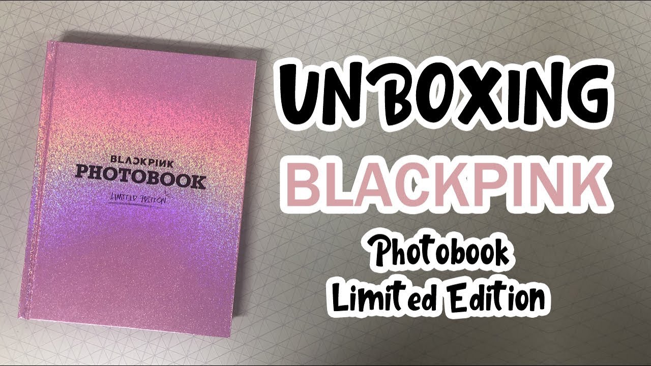 블랙핑크 포토북 LIMITED EDITION 개봉 후기
