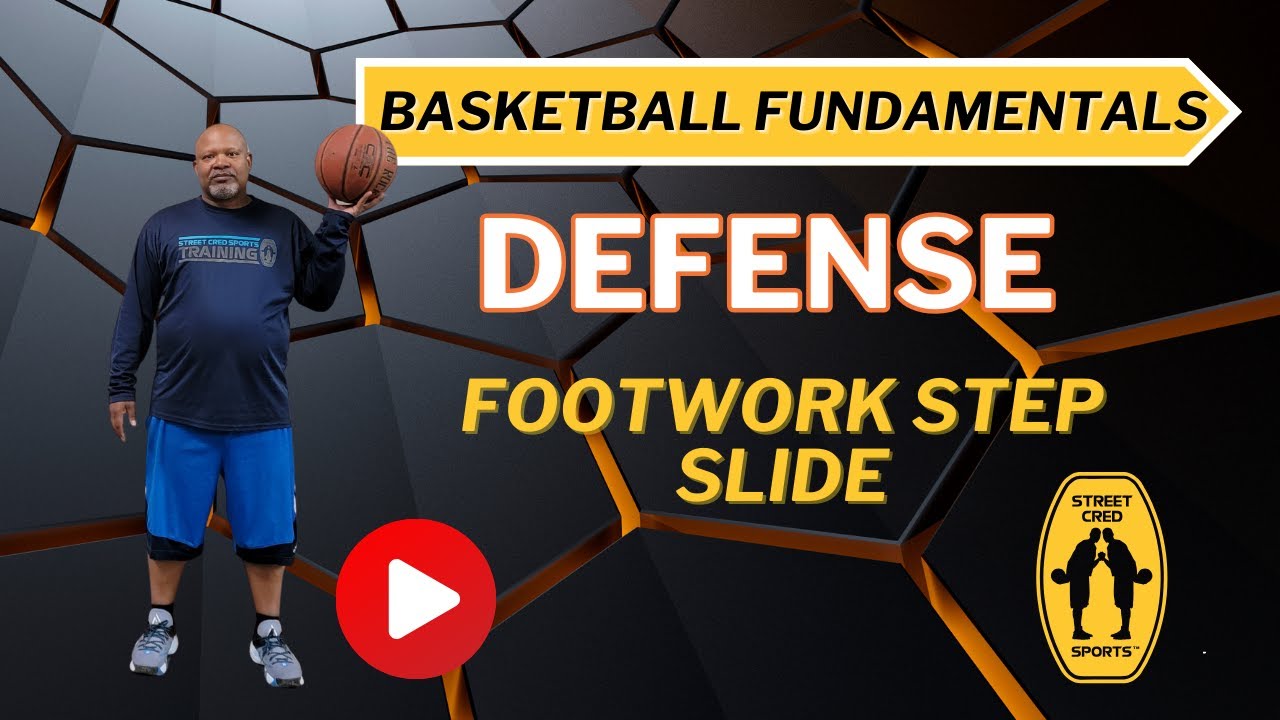 Defense Footwork: Step Slide | Basketball Fundamentals | Street Cred Sports Training