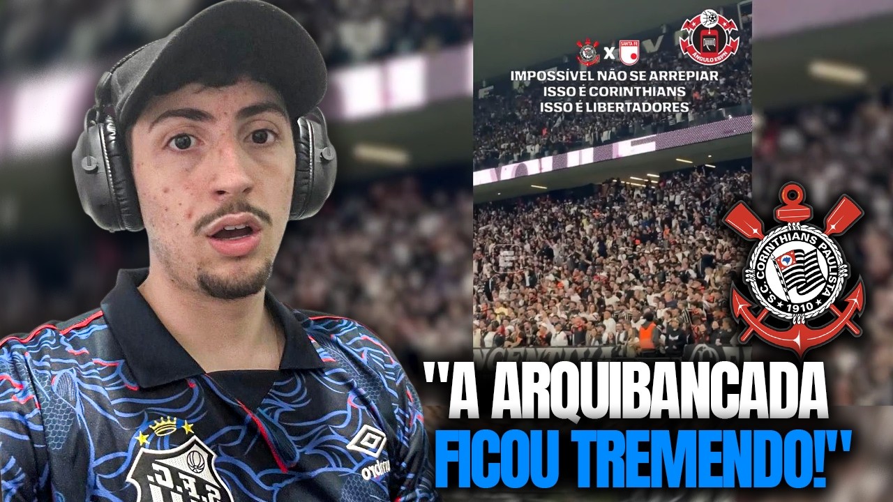 REAGINDO A TORCIDA DO CORINTHIANS em uma NOITE de LIBERTADORES