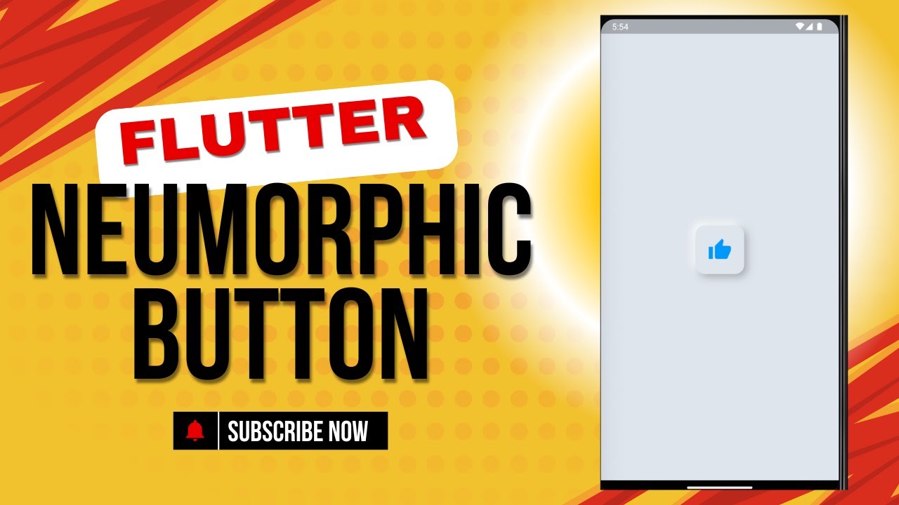 Flutter Neumorphic Button with BLoC - The Best UI Effect! 🚀🔥 #flutter