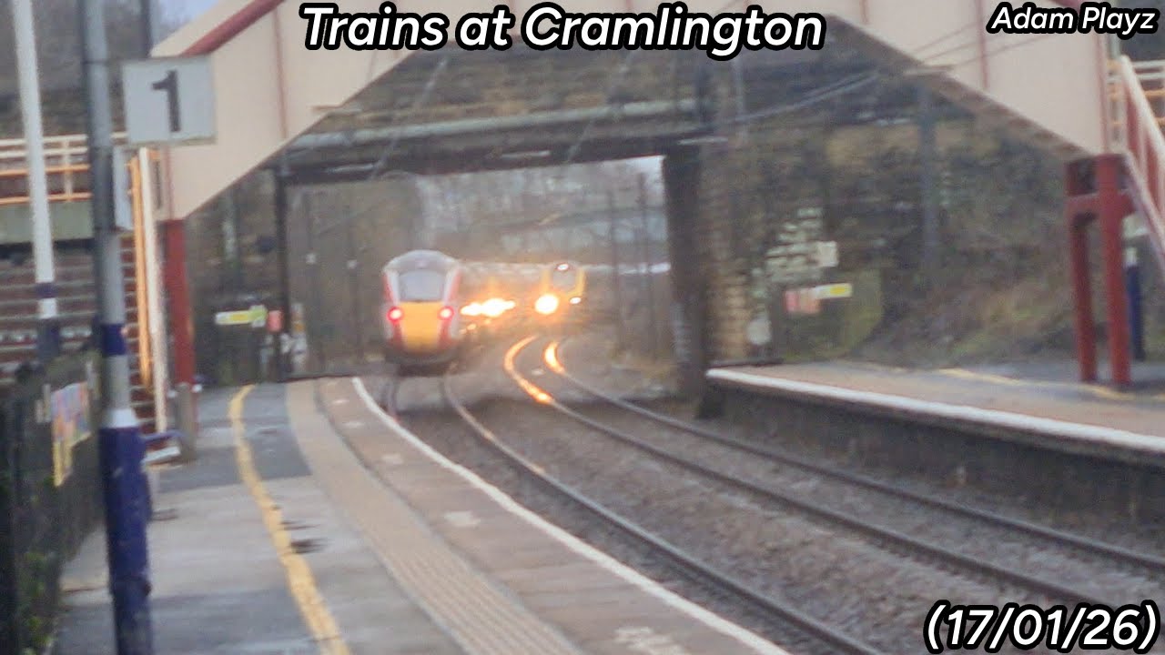 Trains at Cramlington (17/01/26)