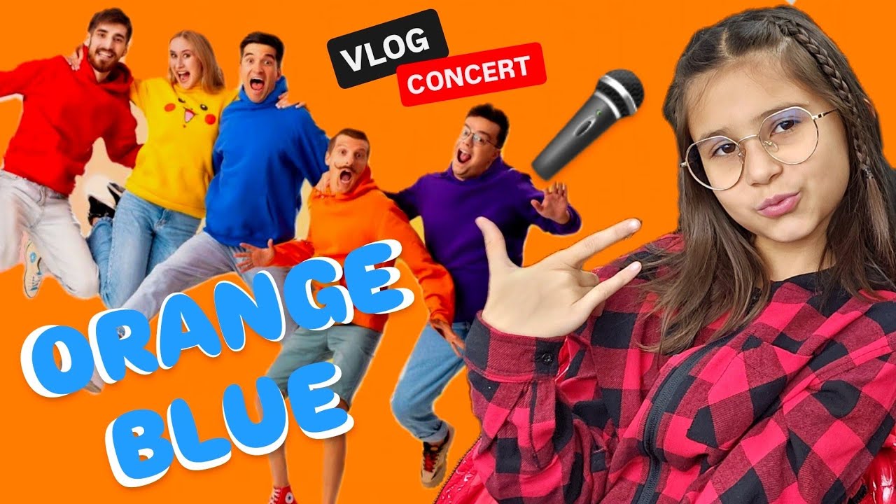 🎤Vlog cu Orange Blue la primul CONCERT pentru copii