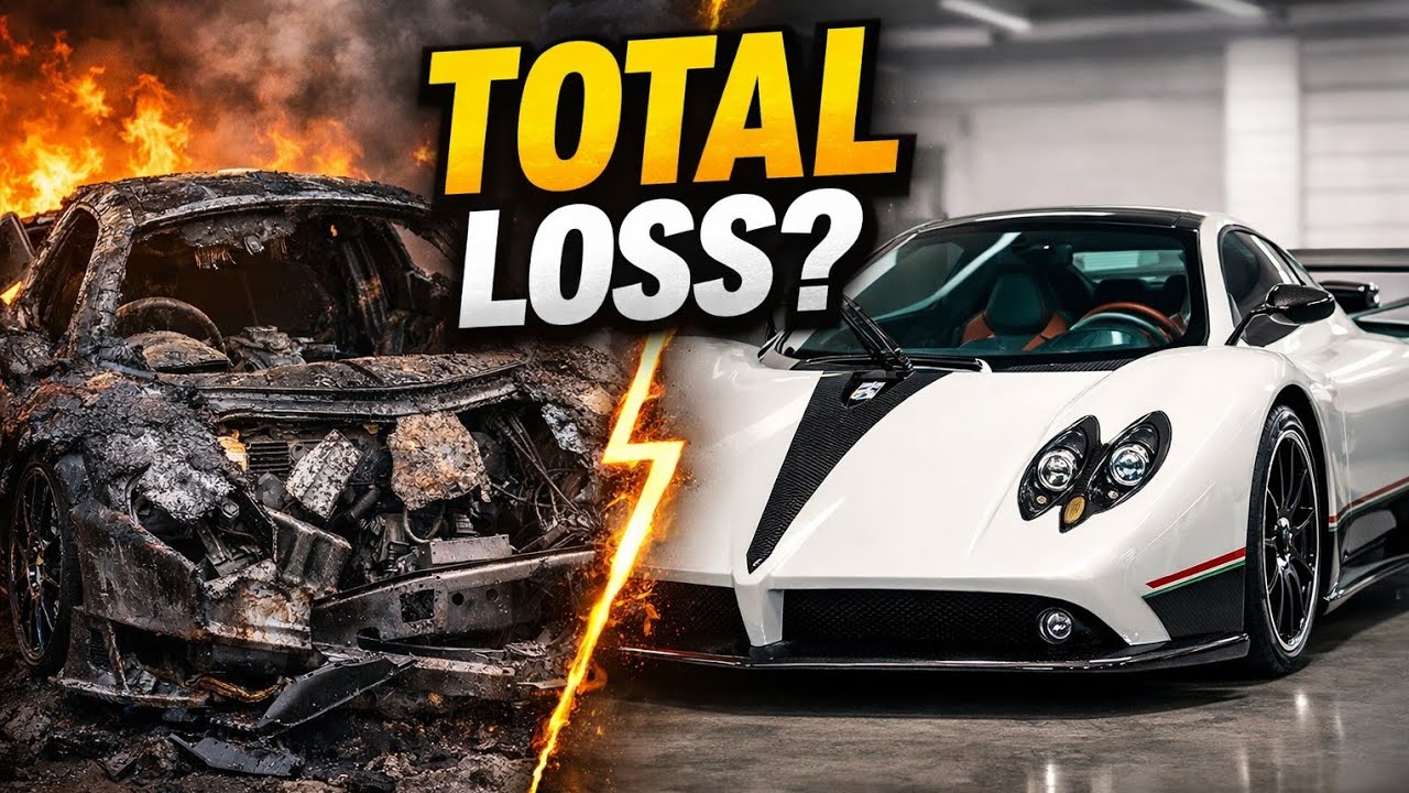 Burned Pagani Zonda Restoration 😱 | From Total Loss to Supercar Rebuild