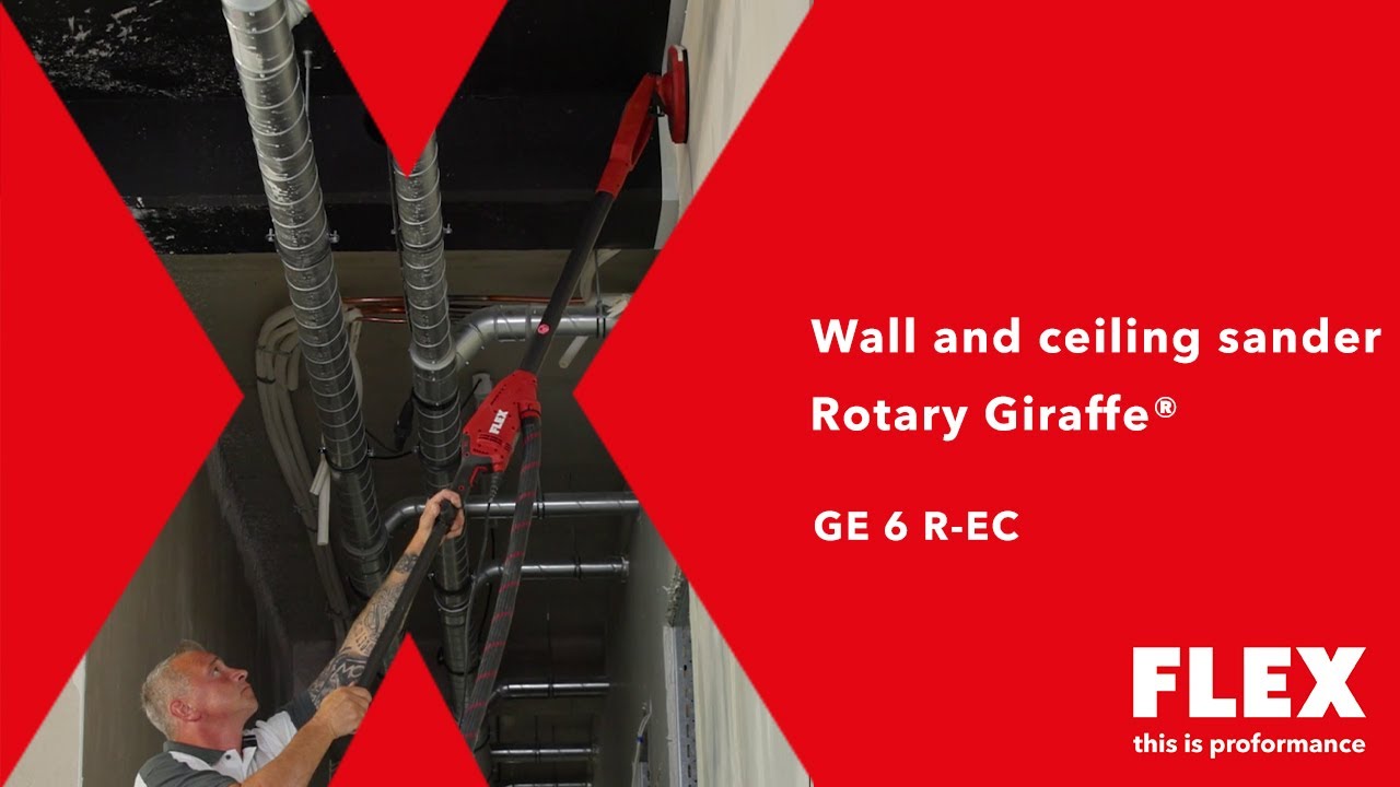 Wall & Ceiling Sander GE 6 R-EC | Fast, clean and precise results with pro accessories