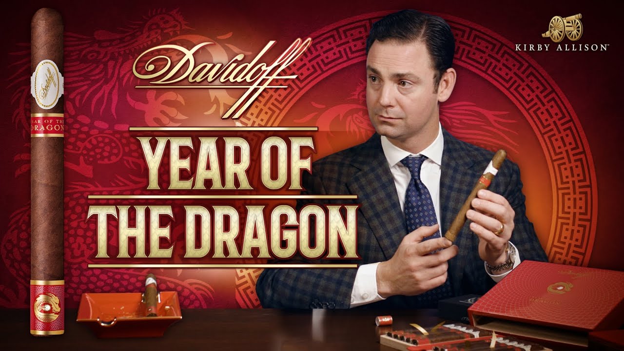 Первый взгляд: сигара Davidoff Year of the Dragon Double Corona | Кирби Эллисон #yearofthedragon