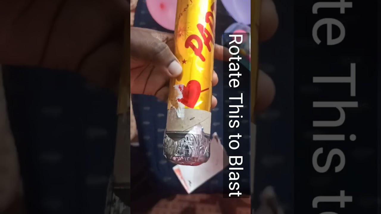 How to Use Party Popper | How to Blast Party Popper