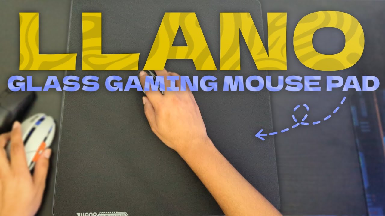Is It Worth Buying? llano Professional Glass Gaming Mousepad Review | MP001