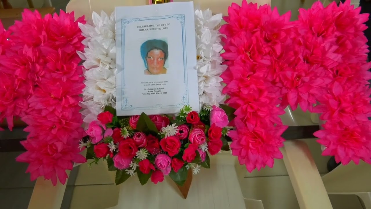 FUNERAL SERVICE  THE LAST BLESSING OF ILMENA LOZE