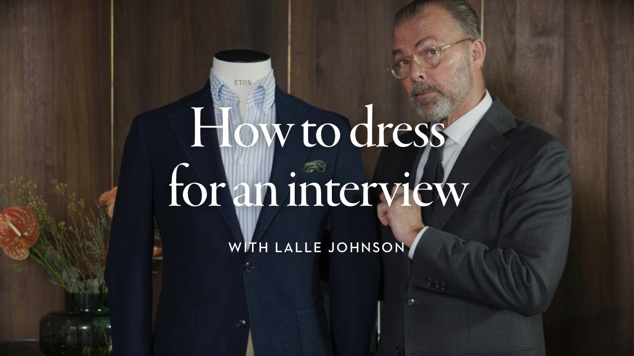 How to dress for an interview with Lalle Johnson | Eton Shirts