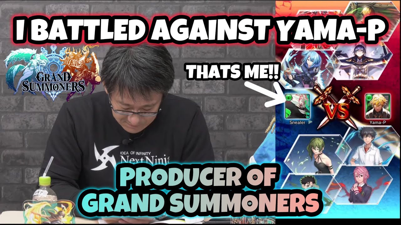 I BATTLED THE PRODUCER OF GRAND SUMMONERS; YAMA-P, IN HIS OWN GAME | GS EXTREME DUEL/PVP ARENA