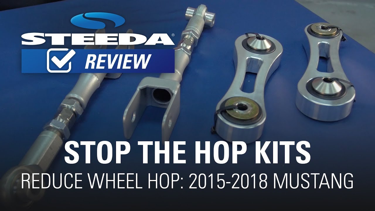 Reduce Wheel Hop on your 2015-2021 Mustang with Steeda Stop the Hop Kits