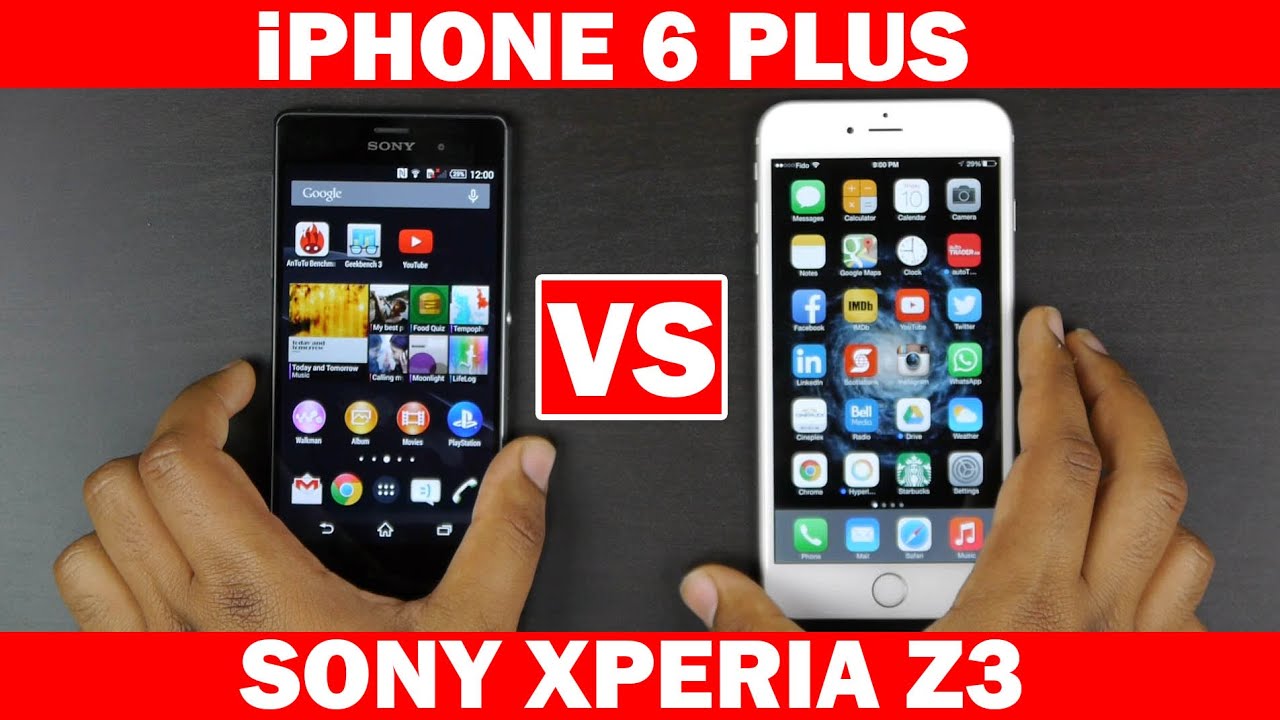 iPhone 6 Plus V3 Sony Xperia Z3 Full In-Depth Comparison