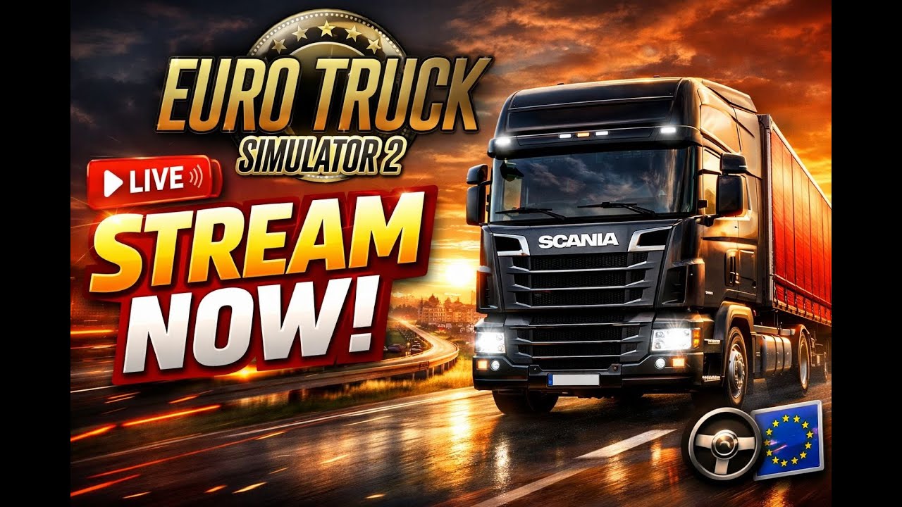 driving and chill Euro Truck Simulator 2