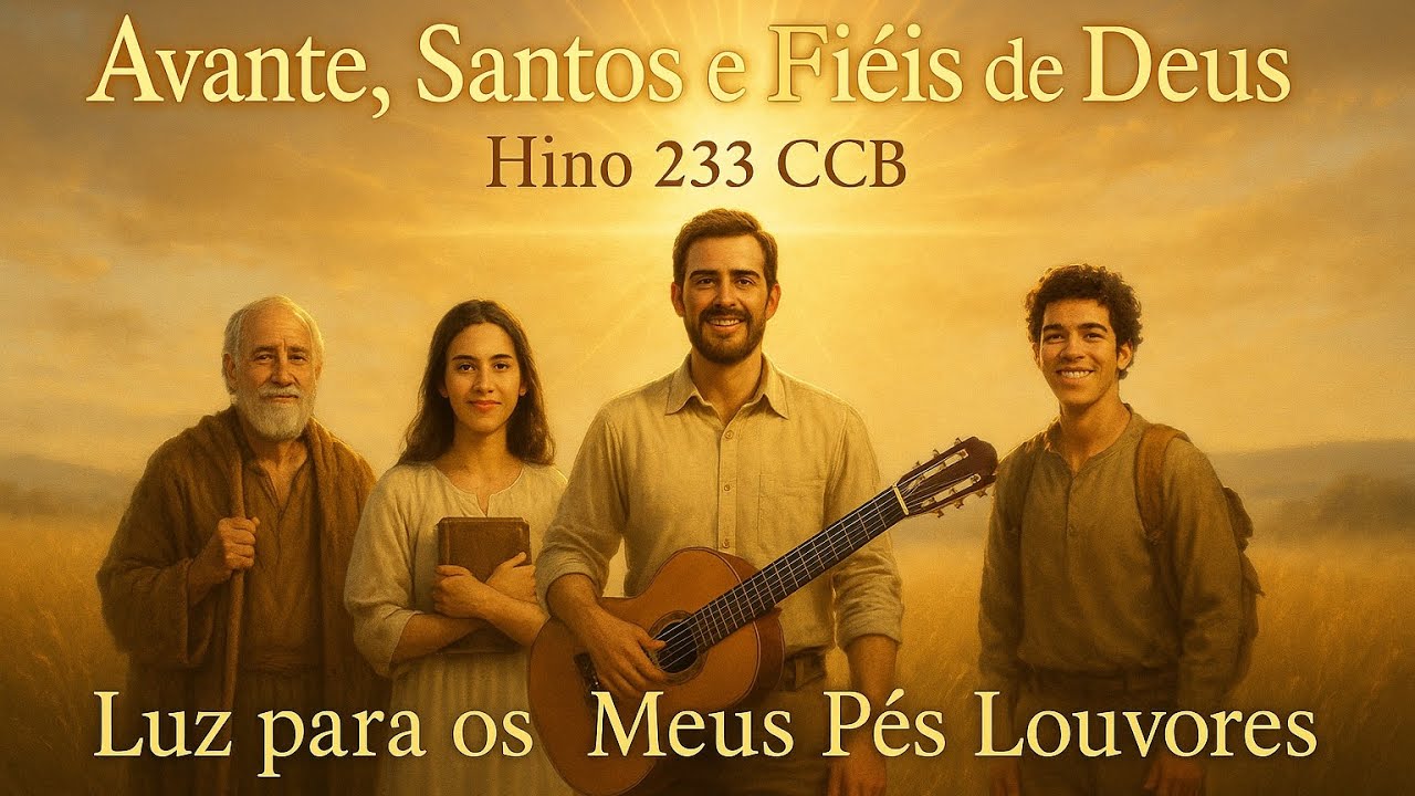 Avante, Santos e Fiéis de Deus — Hino 233 CCB | Luz para os Meus Pés 