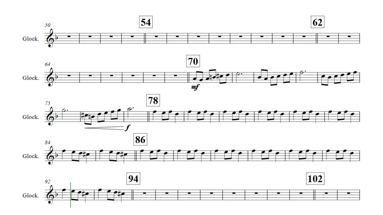CAROL OF THE BELLS - GLOCKENSPIEL. Arranjo: Gary Hoey