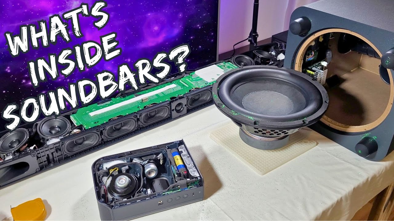 What's inside a 1170 Watts Soundbar is just RIDICULOUS . . . .