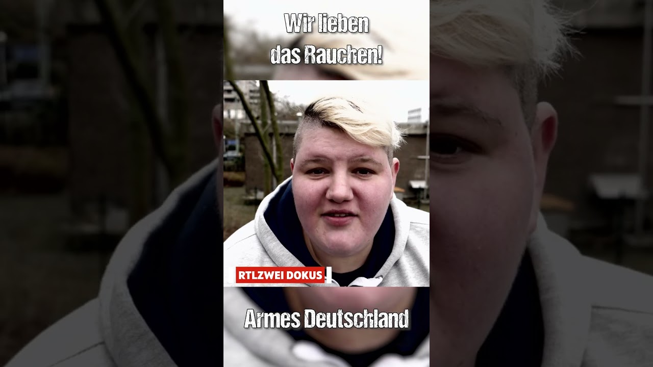 Wir lieben das Rauchen! | #Shorts | Armes Deutschland | RTLZWEI Dokus