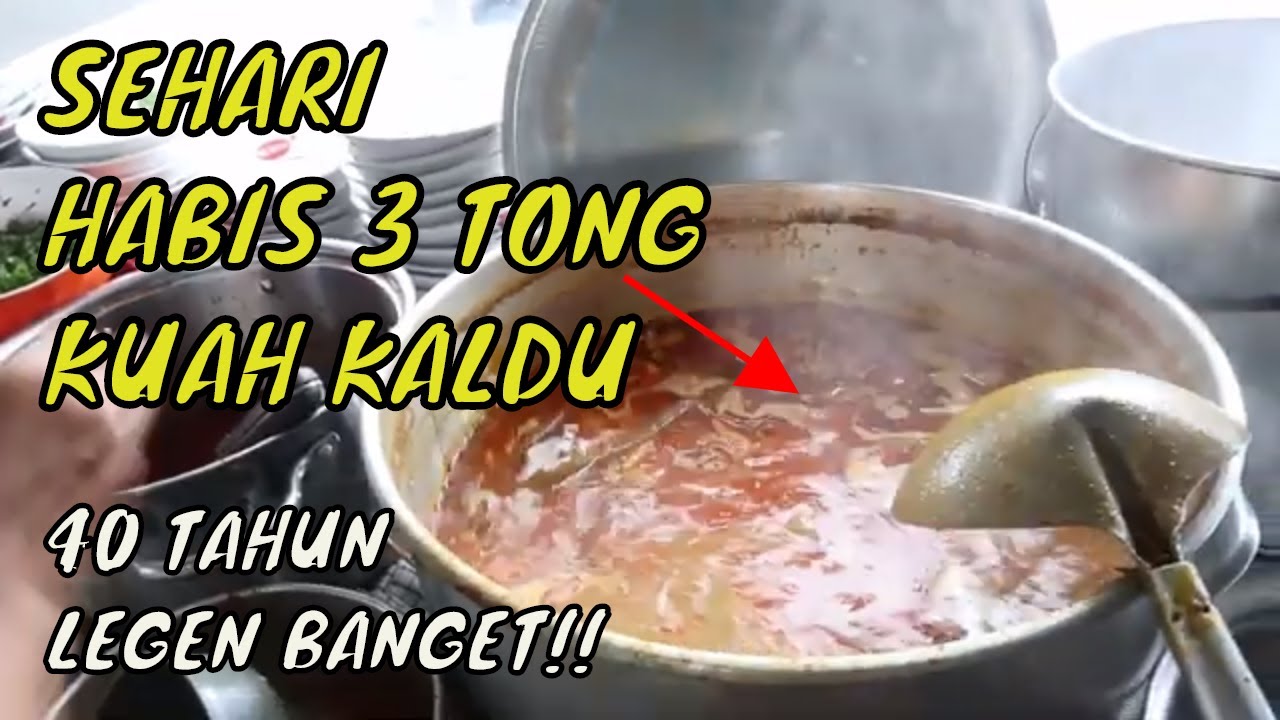 MISO LEGENDARIS DI KOTA SIANTAR SEHARI HABIS 3 TONG KUAH KALDU