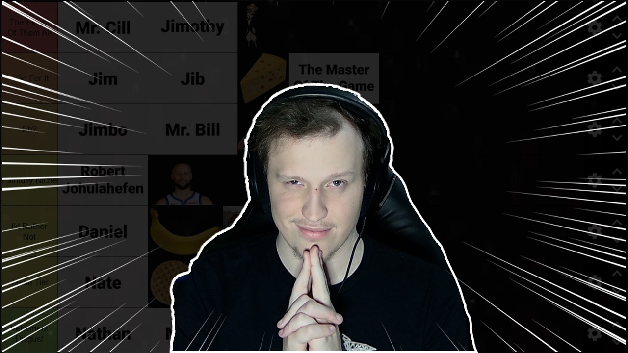 THE JIMOTHY NICKNAME TIER LIST