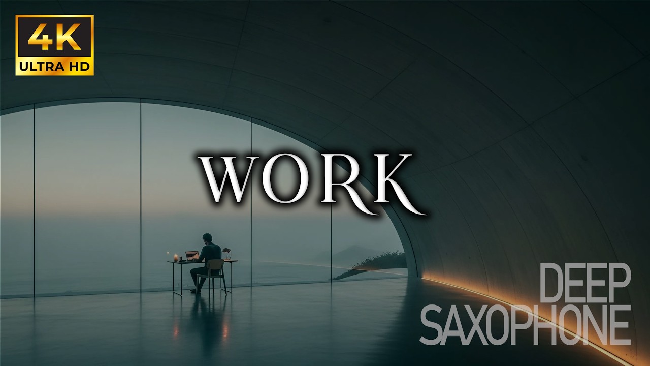 𝐃𝐞𝐞𝐩 𝐖𝐨𝐫𝐤 𝐌𝐮𝐬𝐢𝐜 - Luxury Saxophone Instrumental for Long Focus Sessions